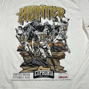 Travis Hunter Planet Euphoria Unreleased Limited Edition Graphic Tee Men's Large